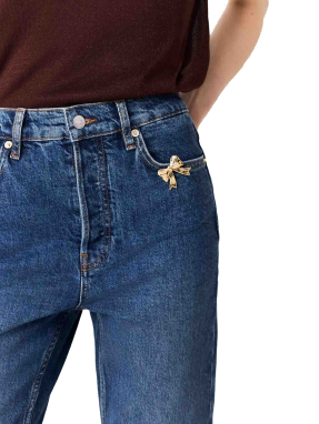 ΓΥΝΑΙΚΕΙΟ DENIM ΠΑΝΤΕΛΟΝΙ | Μπλε 0201 FR 40