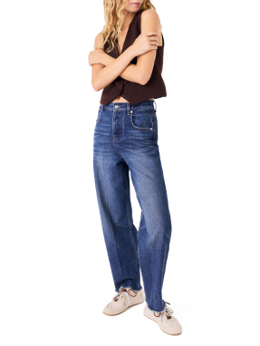 ΓΥΝΑΙΚΕΙΟ DENIM ΠΑΝΤΕΛΟΝΙ CARROT | Μπλε  FR 38