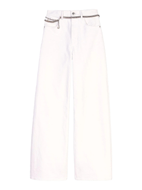 ΓΥΝΑΙΚΕΙΟ DENIM ΠΑΝΤΕΛΟΝΙ | Λευκό FR 38