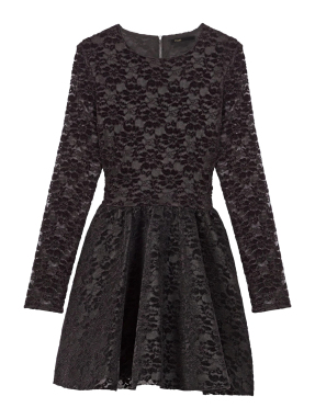 ΜΙΝΙ ΒΕΛΟΥΔΙΝΟ ΦΟΡΕΜΑ | Μαύρο FR 40