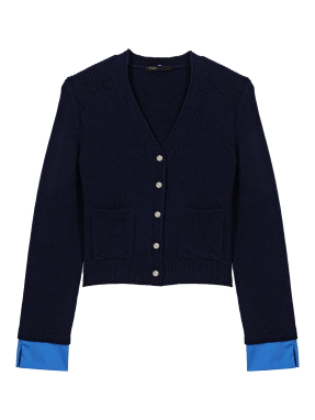 ΓΥΝΑΙΚΕΙΑ ΜΑΛΛΙΝΗ ΖΑΚΕΤΑ 2-IN-1 | Μπλε Σκούρο S