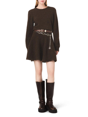 ΜΙΝΙ ΦΟΡΕΜΑ | Καφέ Σκούρο FR 38