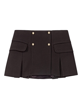 ΜΙΝΙ ΦΟΥΣΤΑ | Μαύρο FR 38