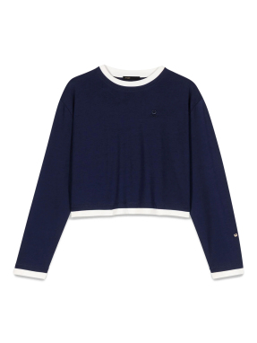 ΓΥΝΑΙΚΕΙΑ ΜΑΚΡΥΜΑΝΙΚΗ ΜΠΛΟΥΖΑ | Μπλε Σκούρο S