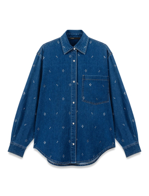 ΓΥΝΑΙΚΕΙΟ DENIM ΠΟΥΚΑΜΙΣΟ | Μπλε S