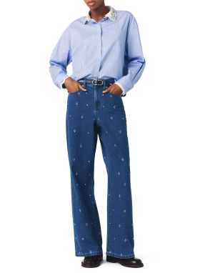 ΓΥΝΑΙΚΕΙΟ DENIM ΠΑΝΤΕΛΟΝΙ | Μπλε FR 38