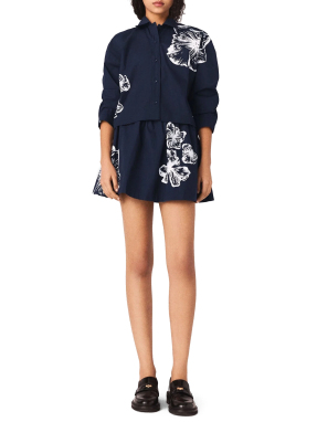 ΓΥΝΑΙΚΕΙΟ CROPPED ΠΟΥΚΑΜΙΣΟ | Μπλε Σκούρο M