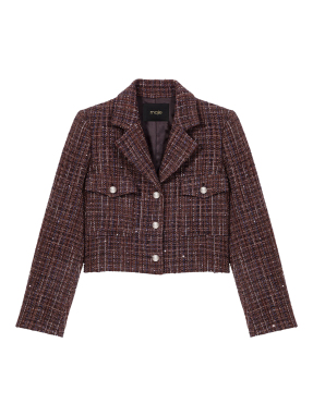 ΓΥΝΑΙΚΕΙΟ TWEED JACKET | Καφέ FR 38