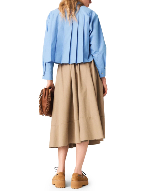 ΓΥΝΑΙΚΕΙΟ CROPPED ΠΟΥΚΑΜΙΣΟ | Μπλε XS