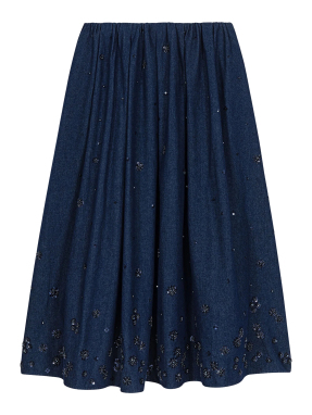 ΜΙΝΤΙ DENIM ΦΟΥΣΤΑ | Μπλε Σκούρο FR 38