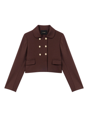 ΓΥΝΑΙΚΕΙΟ CROP JACKET | Καφέ FR 38