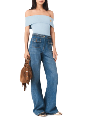 ΓΥΝΑΙΚΕΙΟ DENIM ΠΑΝΤΕΛΟΝΙ | Μπλε FR 36