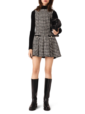 ΜΙΝΙ TWEED ΦΟΡΕΜΑ | Ασπρόμαυρο FR 38