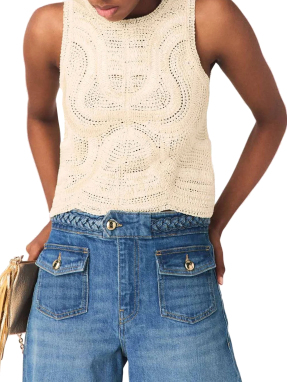 ΓΥΝΑΙΚΕΙΟ ΠΛΕΚΤΟ ΤΟΠ | Μπεζ M