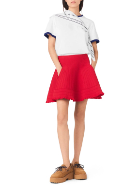 ΜΙΝΙ ΦΟΥΣΤΑ | Κόκκινο FR 36