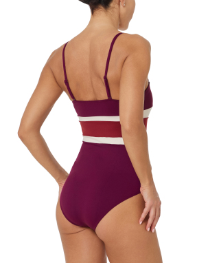 DNUD SW SWIMBODIES 1P BANDEAU | Μωβ Σκούρο XL