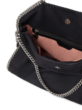 ΓΥΝΑΙΚΕΙΑ ΤΣΑΝΤΑ ΧΕΙΡΟΣ FALABELLA FOLD-OVER | Μαύρο