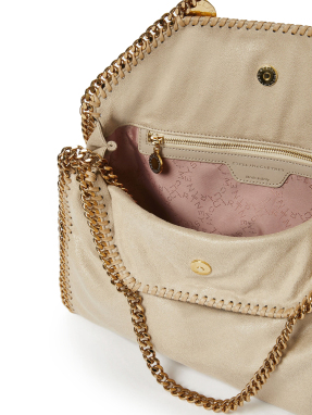 ΓΥΝΑΙΚΕΙΑ ΤΣΑΝΤΑ ΧΕΙΡΟΣ FALABELLA FOLD-OVER | Χρυσό