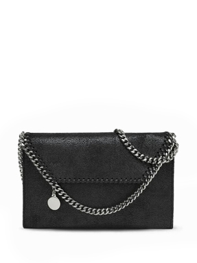 ΓΥΝΑΙΚΕΙΑ ΤΣΑΝΤΑ ΧΕΙΡΟΣ FALABELLA WALLET CROSSBODY | Μαύρο