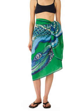 ΦΟΥΛΑΡΙ CROCO | Πράσινο ONE SIZE