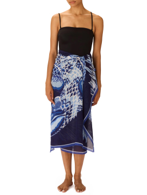 ΦΟΥΛΑΡΙ CROCO | Μπλε ONE SIZE