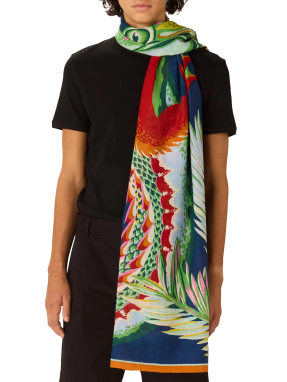 ΦΟΥΛΑΡΙ CROCO | Μπλε Σκούρο ONE SIZE