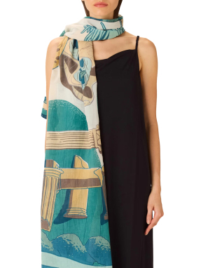 ΦΟΥΛΑΡΙ JARDIN | Τυρκουάζ ONE SIZE