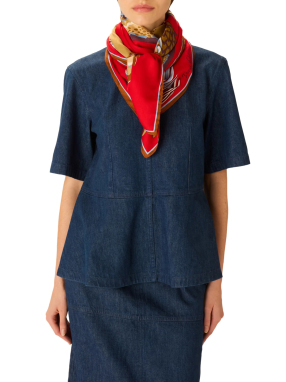 ΜΑΝΤΗΛΙ CROCO | Κόκκινο ONE SIZE