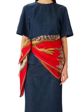 ΜΑΝΤΗΛΙ CROCO | Κόκκινο ONE SIZE