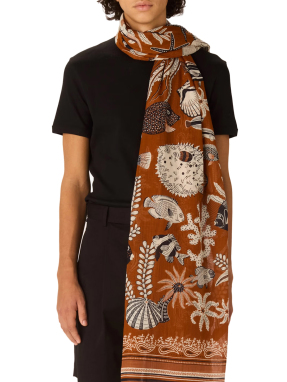 ΦΟΥΛΑΡΙ NEPTUNE | Καφέ ONE SIZE