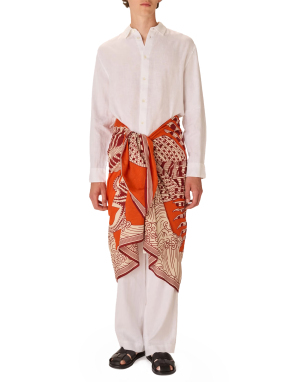 ΦΟΥΛΑΡΙ VAGUE | Πορτοκαλί ONE SIZE