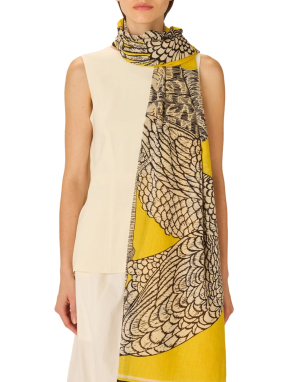 ΦΟΥΛΑΡΙ CARACAT | Κίτρινο ONE SIZE