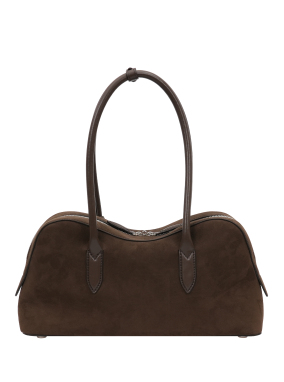 ΓΥΝΑΙΚΕΙΑ ΤΣΑΝΤΑ ΩΜΟΥ RYDER SUEDE MEDIUM BAG | Καφέ