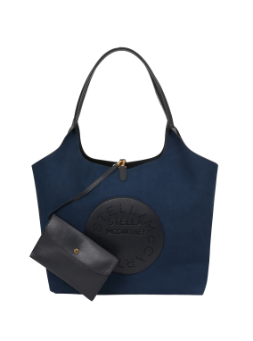 ΓΥΝΑΙΚΕΙΑ ΤΣΑΝΤΑ ΩΜΟΥ LOGO REVESIBLE TOTE BAG | Μπλε Σκούρο