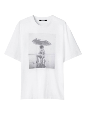 ΑΝΔΡΙΚΟ T-SHIRT LE TSHIRT CAMPAGNE | Λευκό S