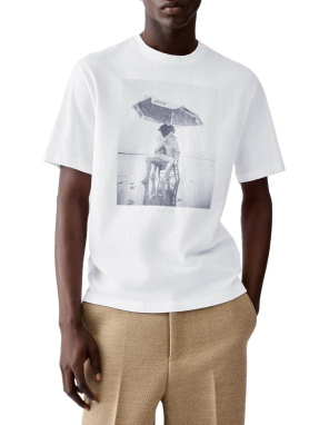 ΑΝΔΡΙΚΟ T-SHIRT LE TSHIRT CAMPAGNE | Λευκό S