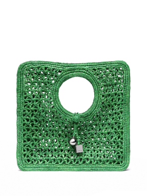 ΓΥΝΑΙΚΕΙΑ ΨΑΘΙΝΗ ΤΣΑΝΤΑ ΧΕΙΡΟΣ LE PETIT CARRE SPIAGGIA | Πράσινο