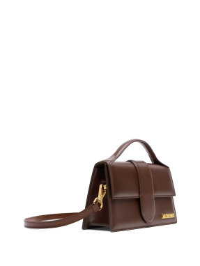 ΓΥΝΑΙΚΕΙΑ ΔΕΡΜΑΤΙΝΗ ΤΣΑΝΤΑ ΧΕΙΡΟΣ LE GRAND BAMBINO | Καφέ