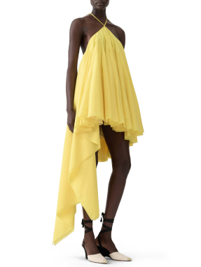 ΜΙΝΙ ΦΟΡΕΜΑ LA ROBE TRIANGLE COURTE | Κίτρινο FR 34