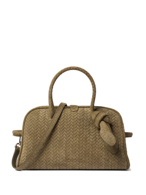 ΓΥΝΑΙΚΕΙΑ SUEDE ΤΣΑΝΤΑ ΧΕΙΡΟΣ LE PETIT TURISMO | Χακί