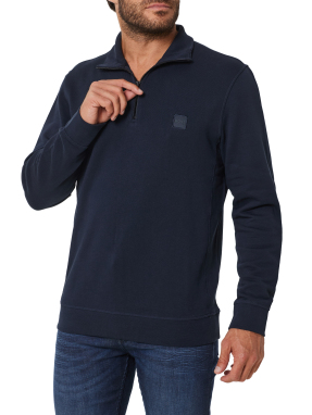 ΑΝΔΡΙΚΟ ΦΟΥΤΕΡ HALF-ZIP | Μπλε Σκούρο 404 M