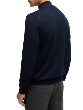 ΑΝΔΡΙΚΗ ΜΑΛΛΙΝΗ ΖΑΚΕΤΑ | Μπλε Σκούρο S