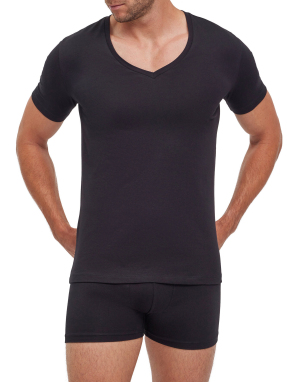 ΑΝΔΡΙΚΟ T-SHIRT ΣΕΤ 2 ΤΜΧ | Μαύρο XXL