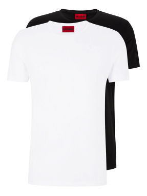 ΑΝΔΡΙΚΟ T-SHIRT PACK OF 2 | Μαύρο XXL