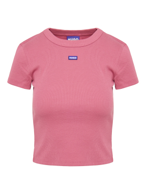 ΓΥΝΑΙΚΕΙΟ CROP T-SHIRT | Ροζ XS