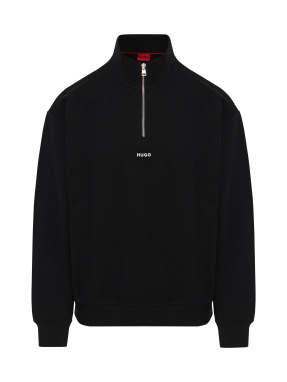 ΑΝΔΡΙΚΟ ΦΟΥΤΕΡ HALF-ZIP | Μαύρο 001 XL