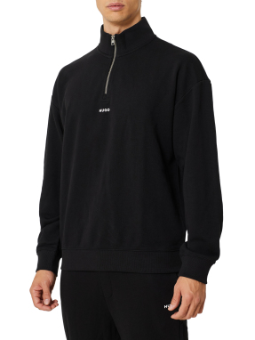ΑΝΔΡΙΚΟ ΦΟΥΤΕΡ HALF-ZIP | Μαύρο 001 XL