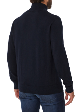 ΑΝΔΡΙΚΟ ΠΟΥΛΟΒΕΡ HALF-ZIP | Μπλε Σκούρο 404 XXL