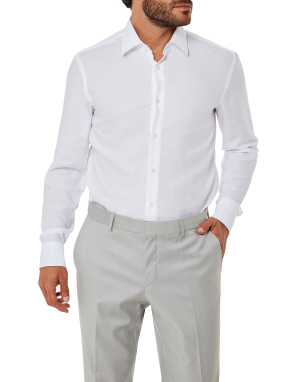 ΑΝΔΡΙΚΟ ΠΟΥΚΑΜΙΣΟ | Λευκό EU 42