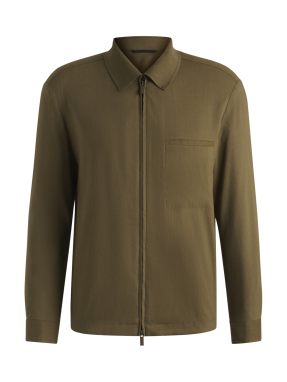 ΑΝΔΡΙΚΟ ΠΟΥΚΑΜΙΣΟ ΜΕ ΦΕΡΜΟΥΑΡ | Χακί EU 50